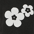 Yumi Black Flower Knitted Sleeveless Jumper Vest