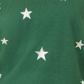 Yumi Green Gold Foil Star Print Relaxed Fit Jumper