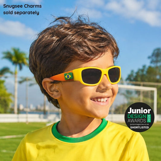 Yellow Orange Kids Sunglasses | Signature Lens | Snug Fit | 3-5 Years