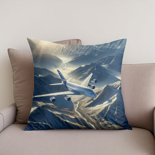 Mountain Majesty Flight Cotton Cushion