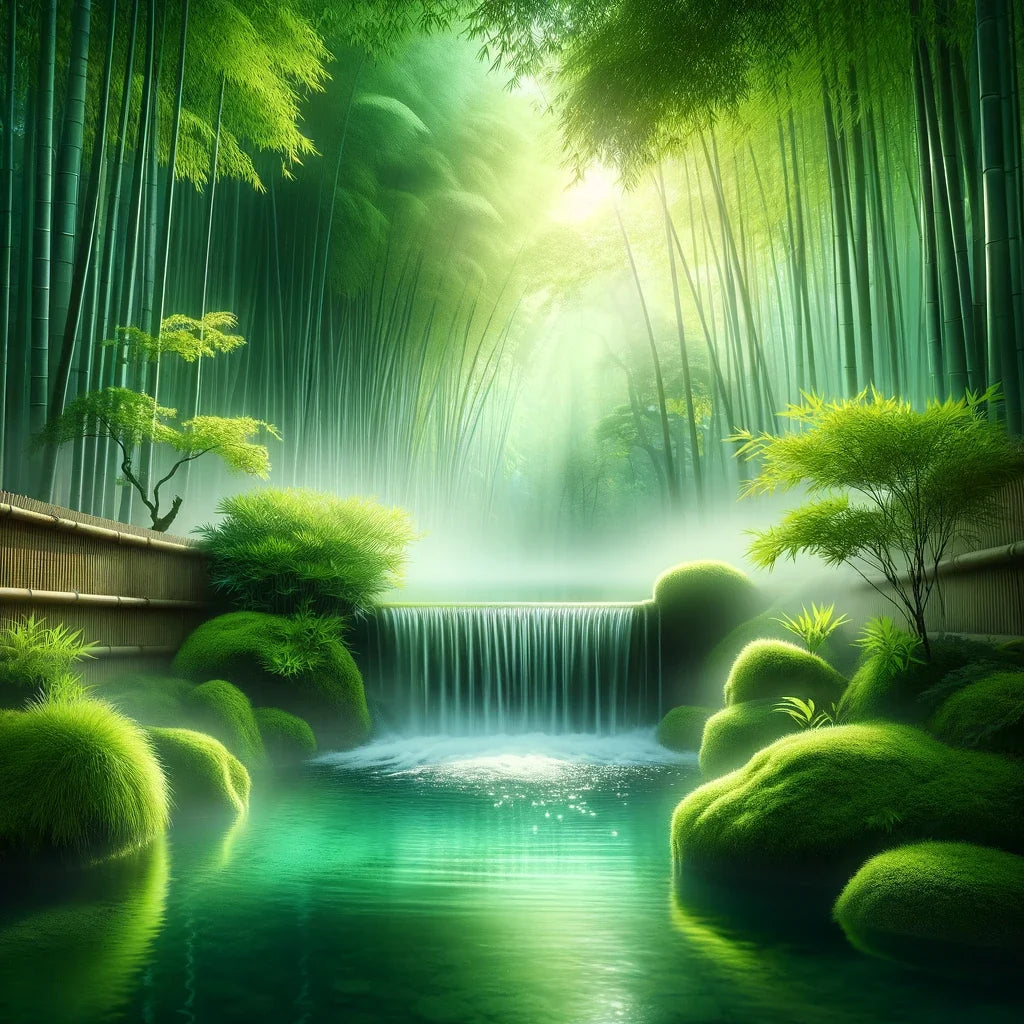 Zen Waterfall Serenity Canvas