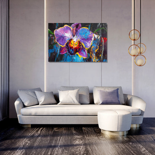 Torn Orchid Canvas