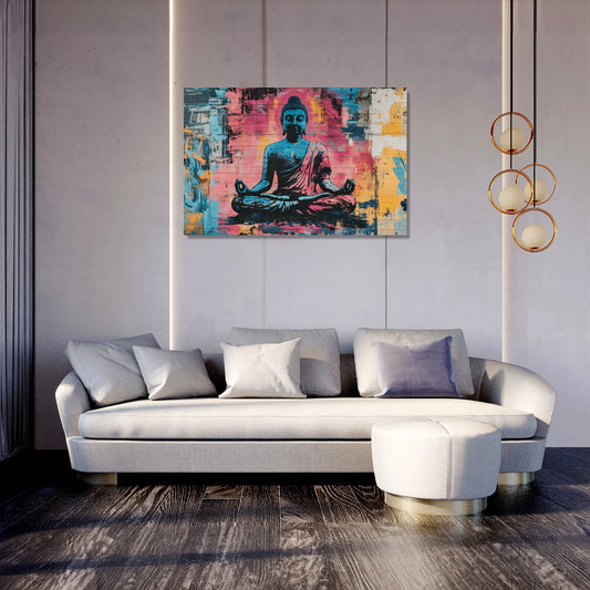 Meditation Graffiti Canvas