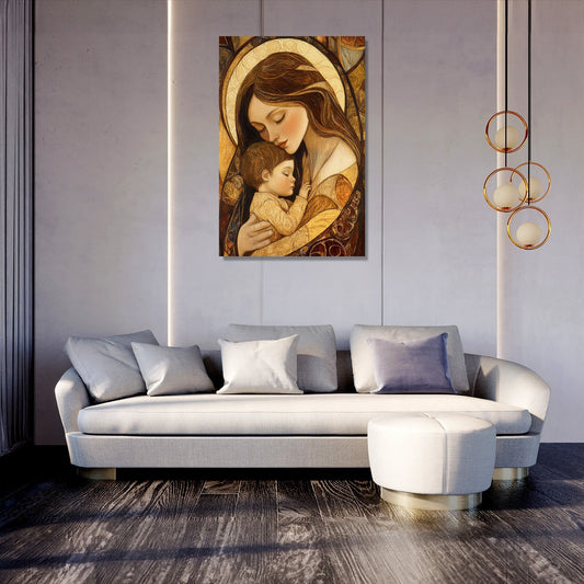 Maternal Serenity Canvas