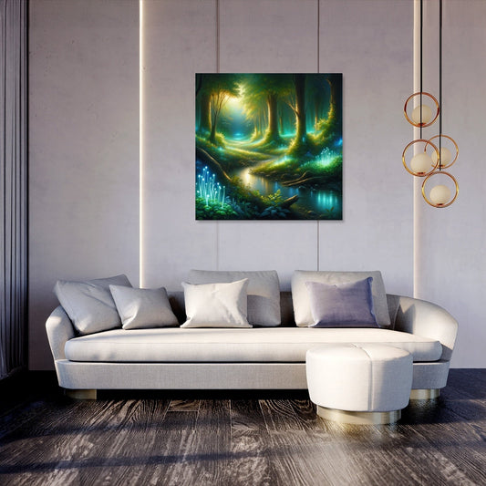 Enchanted Glade Forest Canvas