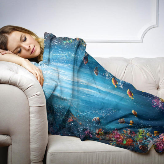 Vibrant Reefs Blanket