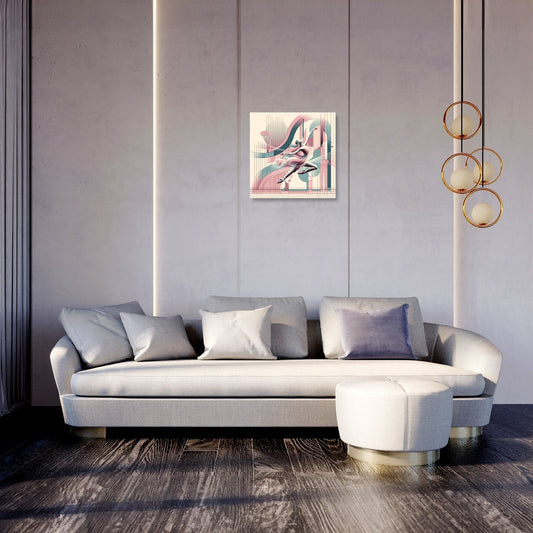 Rhythmic Whispers: Pastel Pulse Canvas