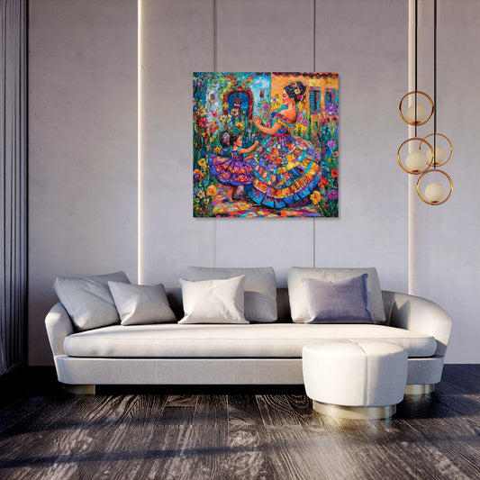 Dancing Mother Canvas