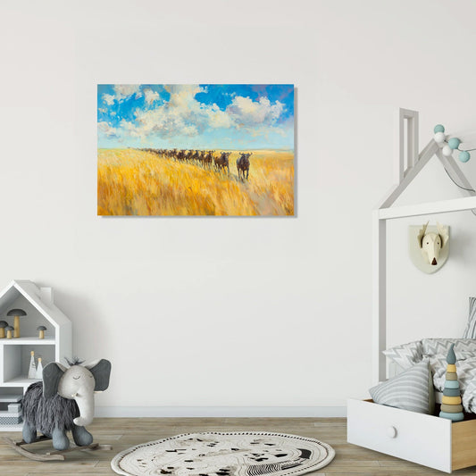 Jubilant Safari Adventure Canvas
