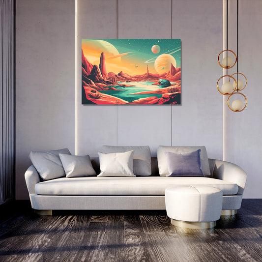 Galactic Flora Canvas