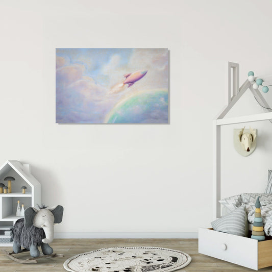 Rocket Ship Dream Canvas