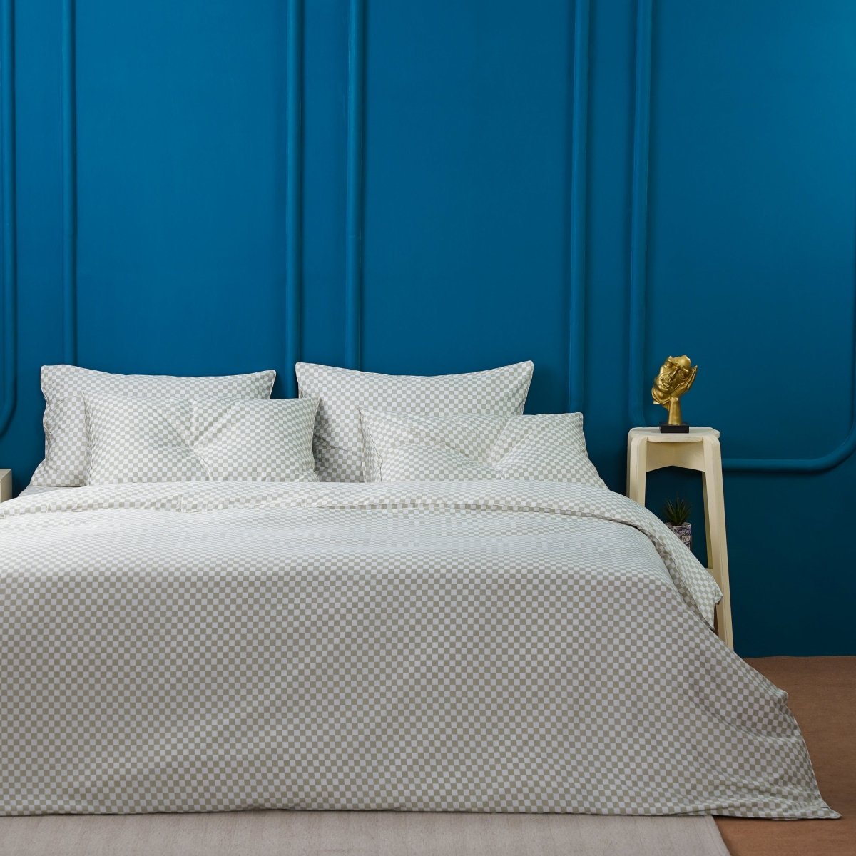 Ackly Bamboo - Sage Green Checkerboard Bedding