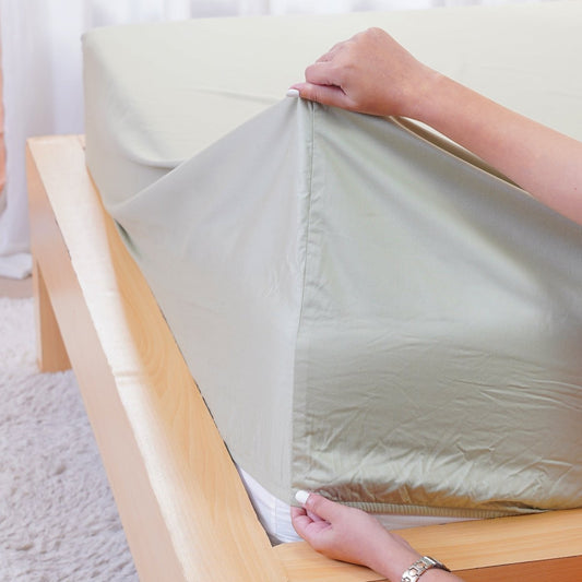 Ackly Bamboo - Sage Green Fitted Sheet