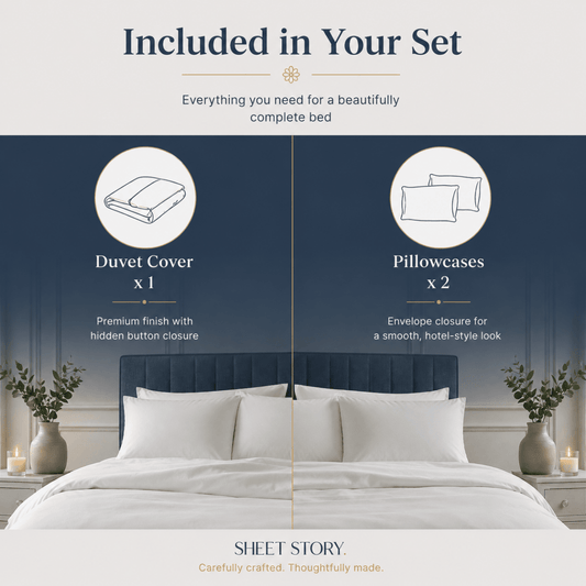 Ackly Bamboo Harmony Stripe Duvet Cover Set