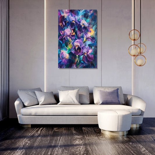 Enigmatic Iris Canvas