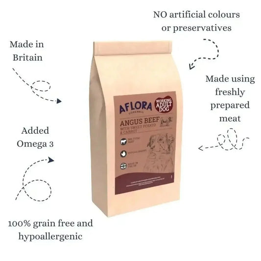 Aflora Angus Beef Grain Free Dog Food