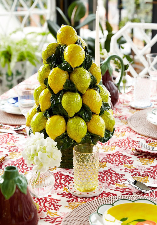 An Italian Mid-Century Ceramic Lemon Basket