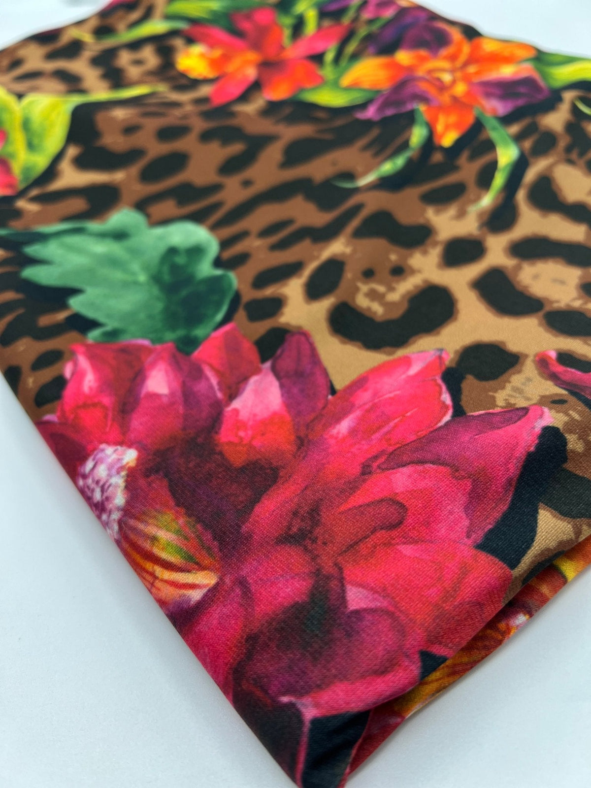 Animal Floral Print ITY Fabric 2 Way Stretch