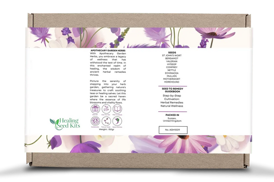 Apothecary Garden Seed Kit – 10 Medicinal Herb & Tea Seeds | Grow Your Own Remedies