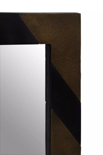 Black and Gold Wall Mirror | Aris