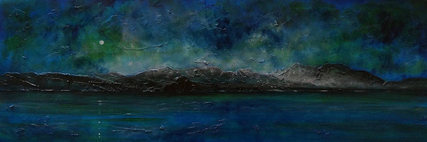 Arran Prussian Twilight | Statement Interior Wall Art from Scotland
