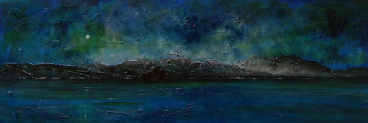 Arran Prussian Twilight | Statement Interior Wall Art from Scotland