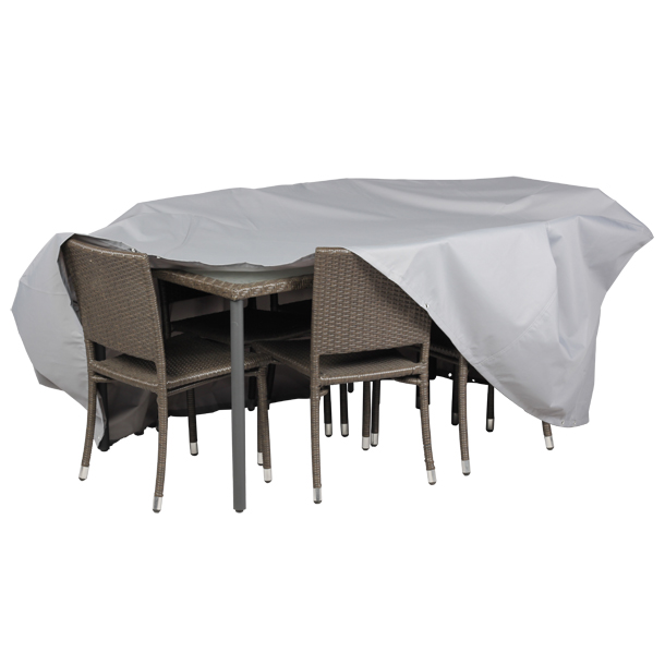 Premium Medium(4-6 seater) Rectangular Patio Set Cover - 210 X 110 X 80 (H) cm
