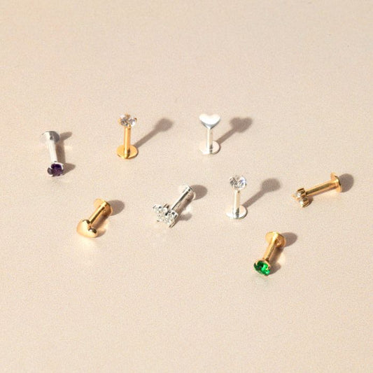 Beginnings Flower Labret Stud Earring