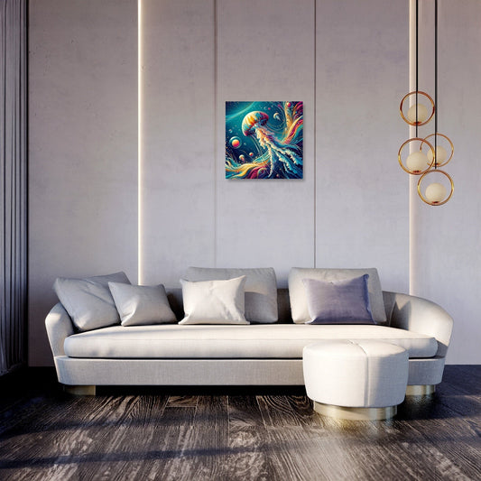 Jellyfish Pop Fusion Canvas