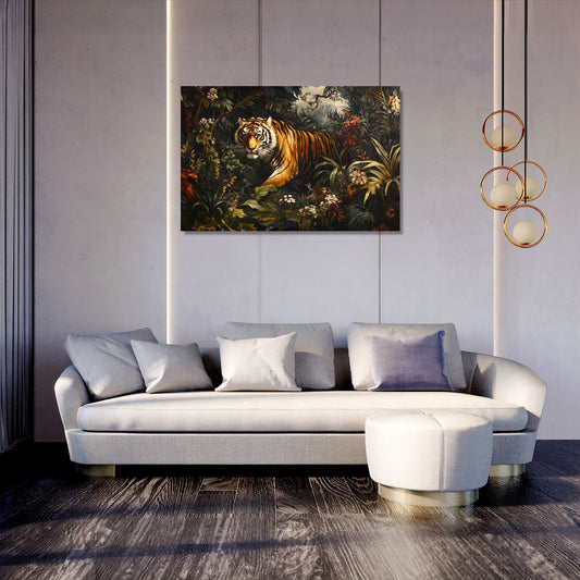 Tiger's Lethal Gaze Canvas