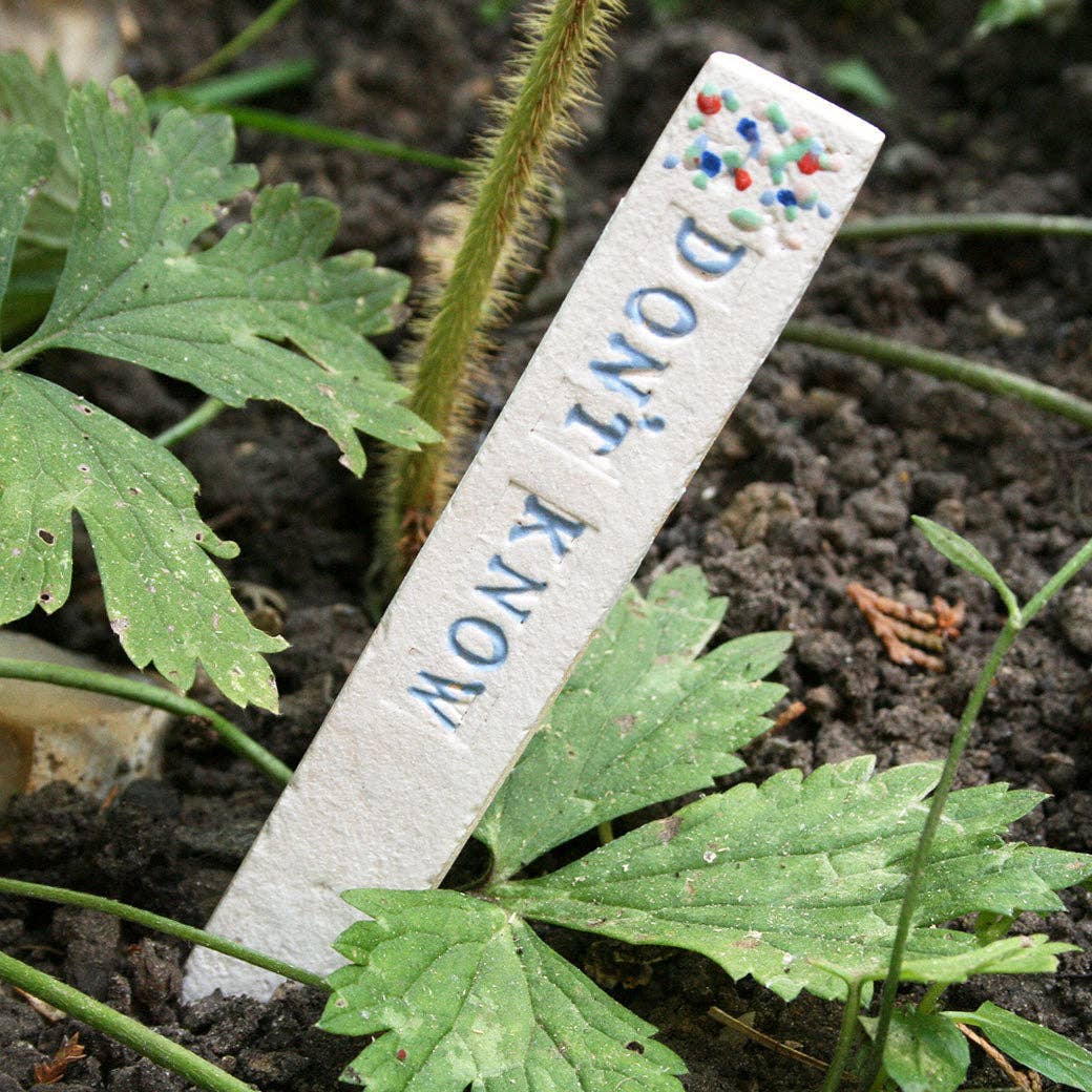 Juliet Reeves The Bad Gardener's Ceramic Markers