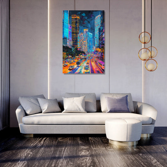 City Lights Canvas