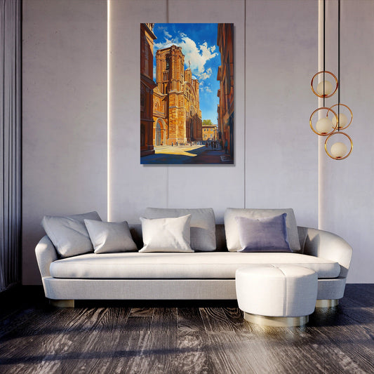 Saint-Sernin Heritage Canvas