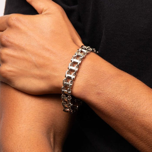Fred Bennett Stainless Steel Bike Chain Bracelet
