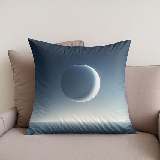 Crescent Solitude Cotton Cushion