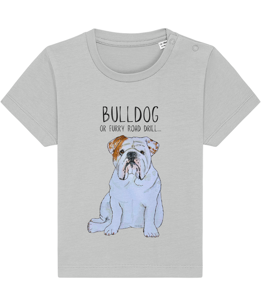 Bulldog Baby T-Shirt for Little Rebels!