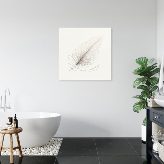 Gentle Feather Canvas