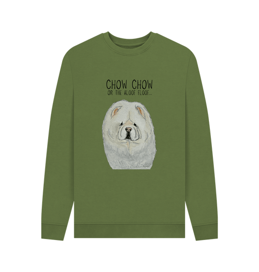 Cream Chow Chow Men's Crewneck Sweatshirt – The Aloof Floof Edition