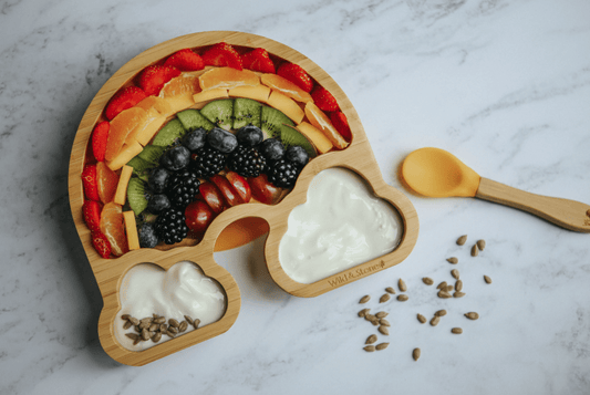 Baby Bamboo Weaning Suction Plate