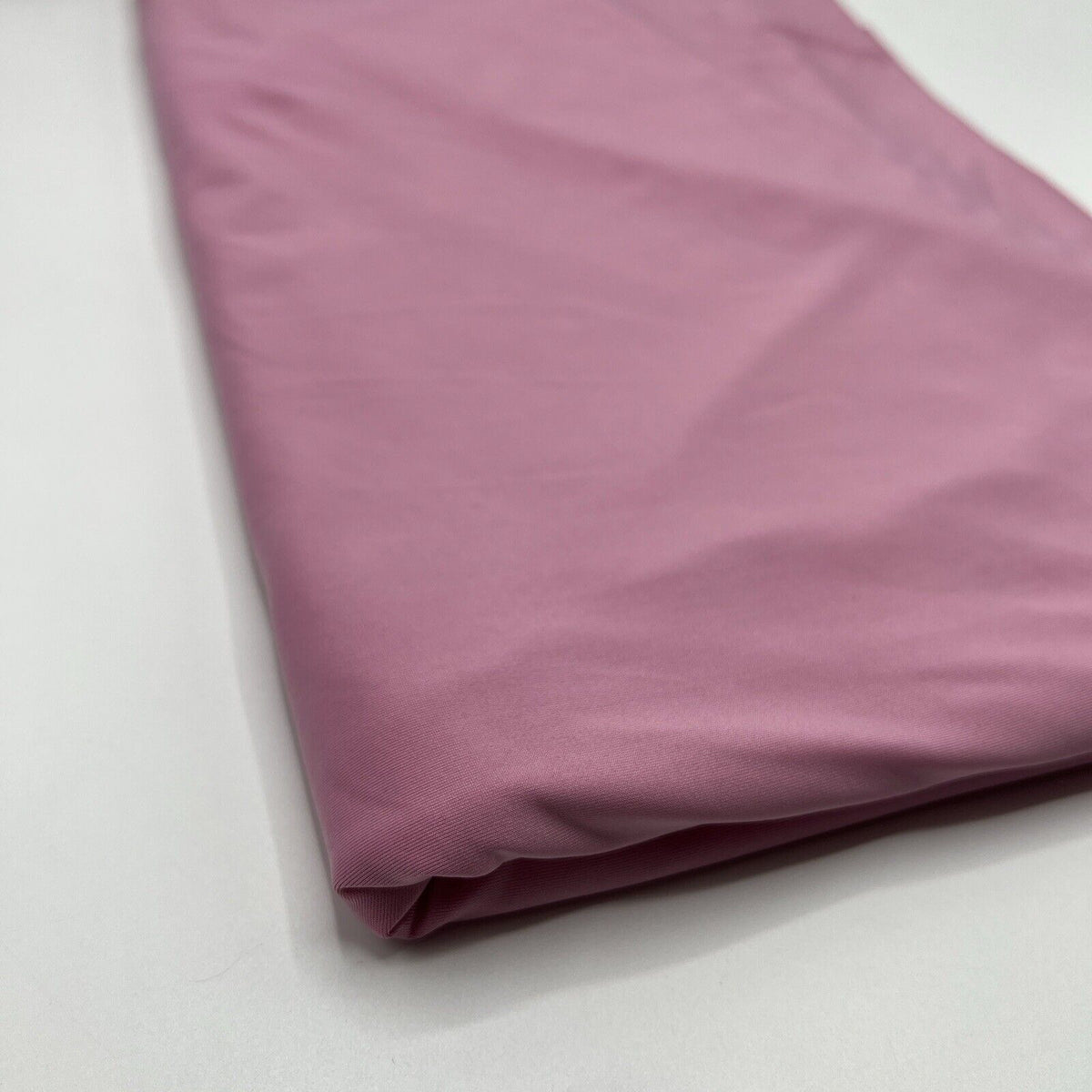 Baby Pink Plain Shiny Soft Touch Slinky 4 Way Stretch Fabric