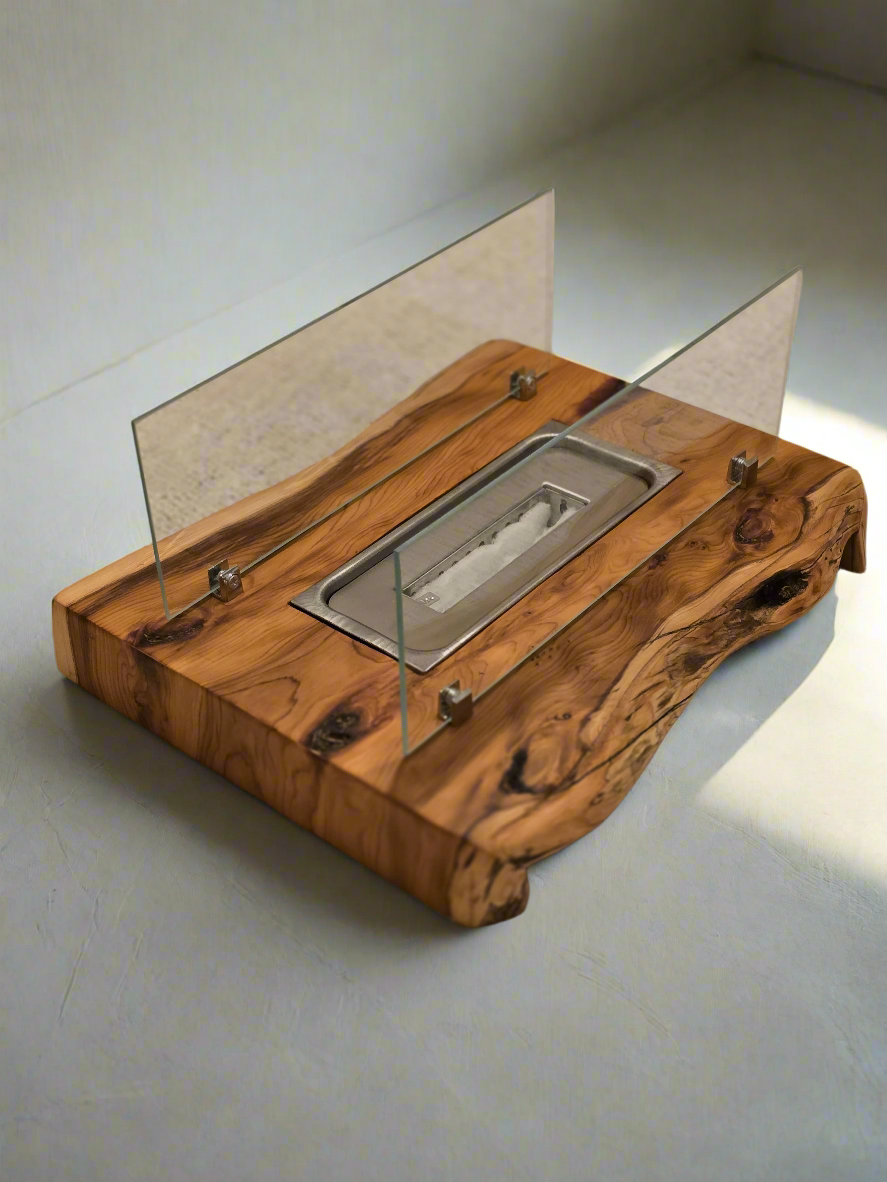 Waterfall Tabletop fireplace