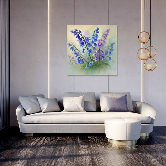 Whispering Bluebells Canvas