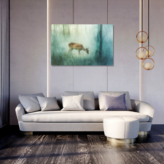 Muntjac Deer Serenity Canvas