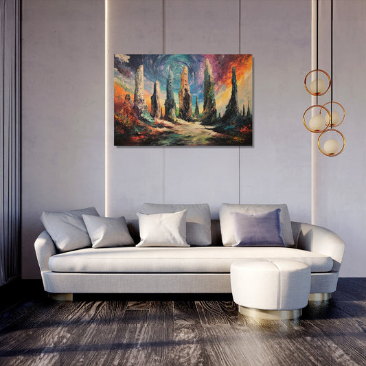 Alien Monument Canvas