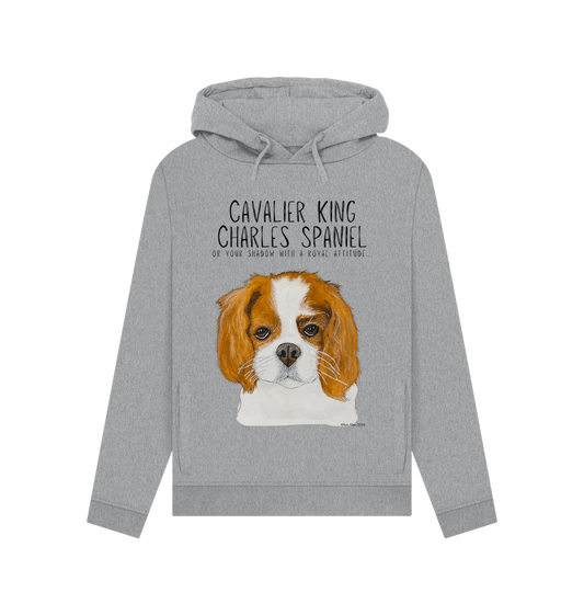 Her Royal Softness: Sustainable Women’s Hoodie with Cavalier Queen Energy