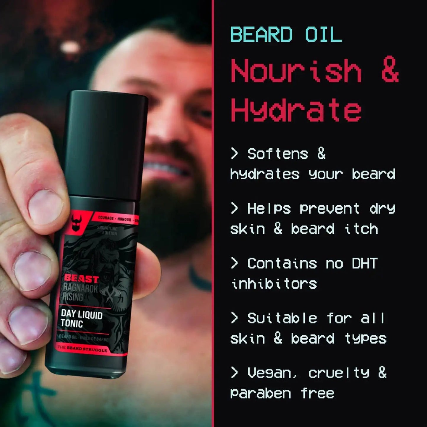 Night Liquid Beard Oil - Beast