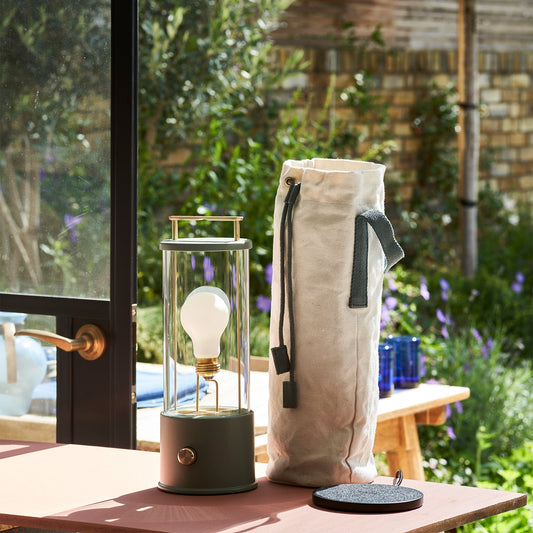 The Muse 1.0 Portable Lamp in Pleasure Garden Green Bundle