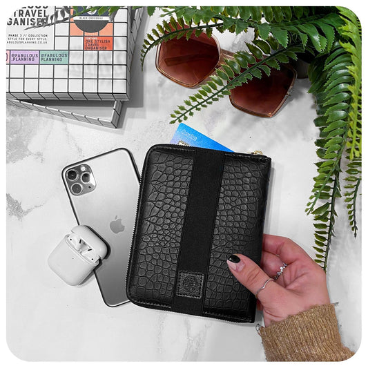 Black Crocodile - Travel Organiser