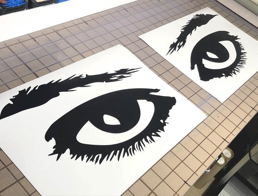 Eye Wall Stickers for Beauty Salons and Modern Interiors