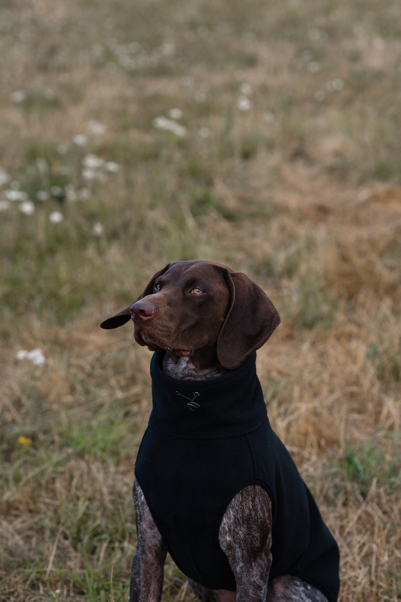 Fleece Dog Coat - Black